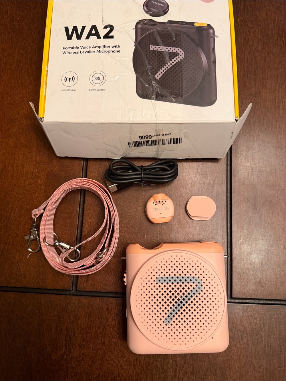 7RYMS WA2 Portable Voice Amplifier - Pink